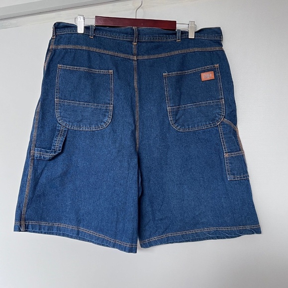 Caterpillar Cat Shorts Workwear Carpenter Style Size 38 High Waist 100% Cotton - Picture 4 of 8